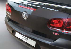 Achterbumper Beschermer | geschikt voor Volkswagen Golf VI Cabrio 2011- | ABS Kunststof | zwart