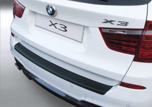 Achterbumper Beschermer | geschikt voor BMW X3 F25 2010-2014 | ABS Kunststof | zwart