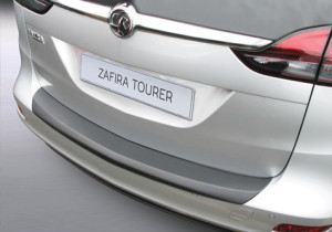 Achterbumper Beschermer | geschikt voor Opel Zafira C Tourer 2012- incl. OPC/VXR | ABS Kunststof | zwart