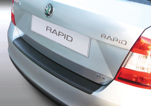 Achterbumper Beschermer | geschikt voor Skoda Rapid 5-deurs 2013- | ABS Kunststof | zwart
