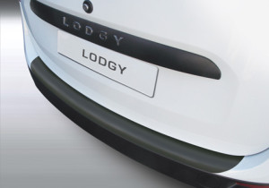 Achterbumper Beschermer | Dacia Lodgy 2012- | ABS Kunststof | zwart