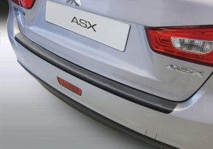 Achterbumper Beschermer | Mitsubishi ASX 2012- | ABS Kunststof | zwart