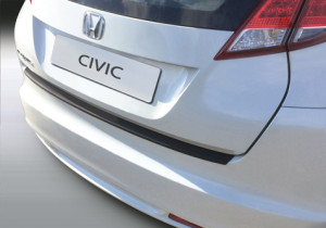 Achterbumper Beschermer | Honda Civic Hatchback 5-deurs 2012-2015 | ABS Kunststof | zwart