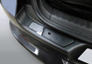 Achterbumper Beschermer | geschikt voor Volkswagen Tiguan 4x4 2007-2016- (met fabriek gemonteerde trekhaak) | ABS Kunststof | zwart