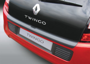 Achterbumper Beschermer | Renault Twingo 2014- | ABS Kunststof | zwart