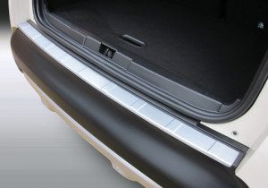 Achterbumper Beschermer | Renault Captur 2013- 'Ribbed' | ABS Kunststof | zwart