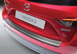 Achterbumper Beschermer | geschikt voor Mazda 3 5-deurs 2013- | ABS Kunststof | zwart