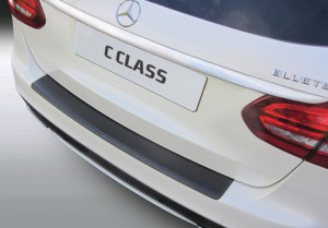 Achterbumper Beschermer | Mercedes C-Klasse Estate W205 2014- | ABS Kunststof | zwart