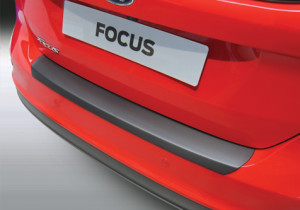 Achterbumper Beschermer | Ford Focus Hatchback 5-deurs 2014- | ABS Kunststof | zwart