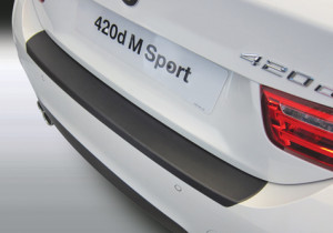 Achterbumper Beschermer | geschikt voor BMW 4-Serie F36 Gran Coupe 2014- 'M-Sport' | ABS Kunststof | zwart