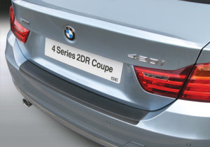 Achterbumper Beschermer | geschikt voor BMW 4-Serie F32 Coupé 2013- | ABS Kunststof | zwart