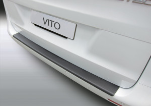 Achterbumper Beschermer | Mercedes Vito/V-Klasse/Viano 2014- | ABS Kunststof | zwart