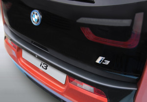 Achterbumper Beschermer | geschikt voor BMW i3 2014- | ABS Kunststof | zwart