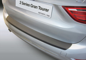 Achterbumper Beschermer | BMW 2-Serie F46 Gran Tourer 2015- | ABS Kunststof | zwart