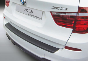 Achterbumper Beschermer | geschikt voor BMW X3 F25 2014- 'M-Sport' | ABS Kunststof | zwart