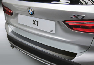 Achterbumper Beschermer | BMW X1 F48 2015- | ABS Kunststof | zwart