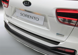 Achterbumper Beschermer | geschikt voor Kia Sorento 2015- | ABS Kunststof | zwart
