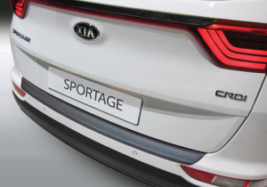 Achterbumper Beschermer | geschikt voor Kia Sportage IV 2016- | ABS Kunststof | zwart