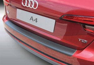 Achterbumper Beschermer | Audi A4 Avant 11/2015- (excl. S4 / Quattro 4x4) | ABS Kunststof | zwart