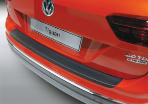 Achterbumper Beschermer | geschikt voor Volkswagen Tiguan 4x4 en R-line 2016- | ABS Kunststof | zwart