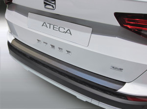 Achterbumper Beschermer | geschikt voor Seat Ateca 2016- | ABS Kunststof | zwart