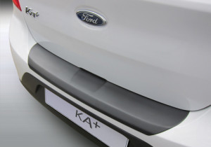 Achterbumperbeschermer | Ford | Ka+ 16-18 5d hat. | ABS Kunststof zwart