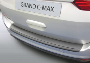 Achterbumper Beschermer | Ford Grand C-Max 2015- | ABS Kunststof | zwart