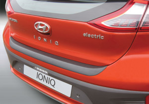 Achterbumper Beschermer | geschikt voor Hyundai Ioniq Hybrid 2016- | ABS Kunststof | zwart
