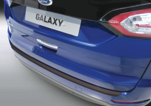 Achterbumper Beschermer | geschikt voor Ford Galaxy 2015- | ABS Kunststof | zwart