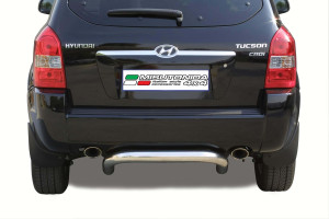 Rear Bar | Hyundai | Tucson 04-10 5d suv. | RVS rvs zilver Rear Bar