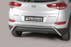 Rear Bar | geschikt voor Hyundai | Tucson 15-18 5d suv. | RVS rvs zilver Rear Bar
