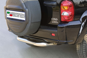 Rear Bar | geschikt voor Jeep | Cherokee 01-05 5d suv. / Cherokee 05-08 5d suv. | RVS rvs zilver Rear Bar