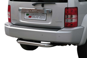Rear Bar | geschikt voor Jeep | Cherokee 08-11 5d suv. | RVS rvs zilver Rear Bar