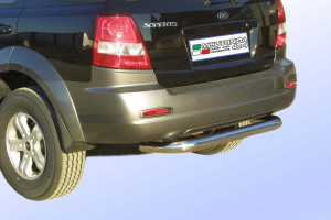 Rear Bar | Kia | Sorento 02-06 5d suv. | RVS rvs zilver Rear Bar