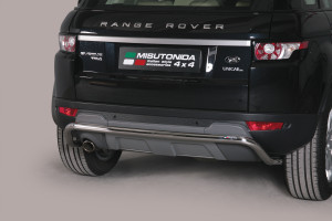 Rear Bar | Land Rover | Range Rover Evoque 11-13 5d suv. / Range Rover Evoque 13- 5d suv. | RVS rvs zilver Rear Bar Pure & Prestige uitvoering | Pre-facelift