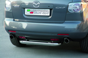 Rear Bar | geschikt voor Mazda | CX-7 07-09 5d suv. | RVS zwart Rear Bar