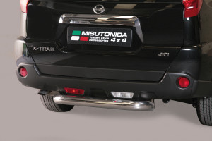Rear Bar | geschikt voor Nissan | X-Trail 10-14 5d suv. | zwart Rear Bar RVS