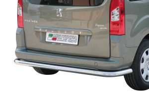 Rear Bar | geschikt voor Peugeot | Partner Tepee 08-12 5d mpv. / Partner Tepee 12-15 5d mpv. / Partner Tepee 15- 5d mpv. | rvs zilver Rear Bar RVS