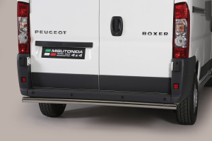 Rear Bar | geschikt voor Peugeot | Boxer Combi 13-14 4d bus. / Boxer Combi 14- 4d bus. | zwart Rear Bar RVS