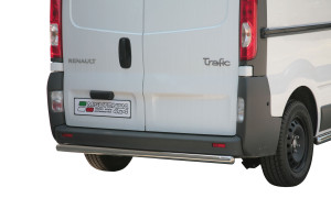 Rear Bar | Renault | Trafic 11-14 4d bus. | zwart Rear Bar RVS