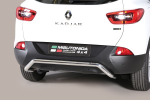 Rear Bar | Renault | Kadjar 15- 5d mpv. | rvs zilver Rear Bar RVS