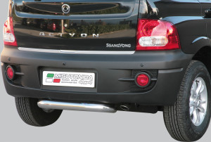 Rear Bar Misutonida geschikt voor Ssangyong Actyon 06-09 5d suv | Roestvrij staal | Glanzend | RVS