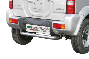 Rear Bar | geschikt voor Suzuki | Jimny Metal Top 05-12 3d suv. | rvs zilver Rear Bar RVS