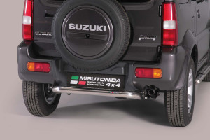 Rear Bar | geschikt voor Suzuki | Jimny Metal Top 12- 3d suv. | rvs zilver Rear Bar RVS