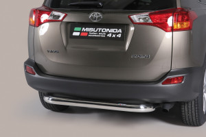 Rear Bar | geschikt voor Toyota | RAV4 13-16 5d suv. | rvs zilver Rear Bar RVS
