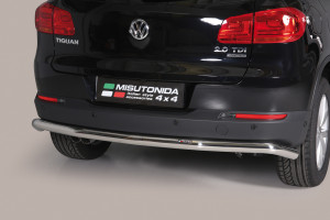 Rear Bar | geschikt voor Volkswagen | Tiguan 11-16 5d suv. | zwart Double Rear Bar RVS