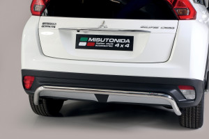 Rear Bar | geschikt voor Mitsubishi | Eclipse Cross 17- 5d suv. | RVS rvs zilver Rear Bar