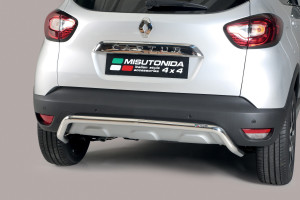 Rear Bar | geschikt voor Renault | Captur 17- 5d suv. | RVS zwart Rear Bar