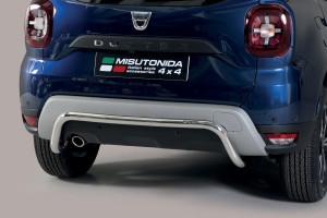 Rear Bar | geschikt voor Dacia | Duster 18- 5d suv. | RVS zwart Rear Bar