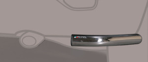 Rear Bar | geschikt voor Land Rover | Freelander 1998-2007 | rvs zilver Angular Rear Bar RVS